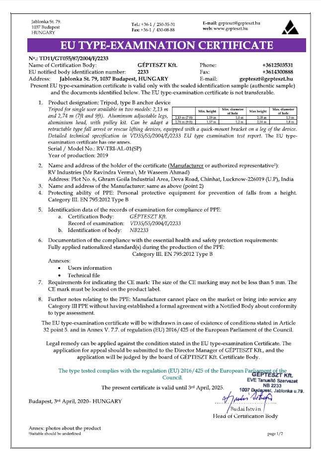 salvator-certifications