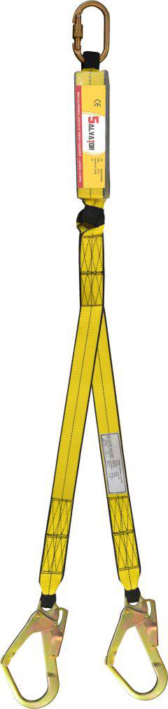 Forked Lanyards with Energy Absorber