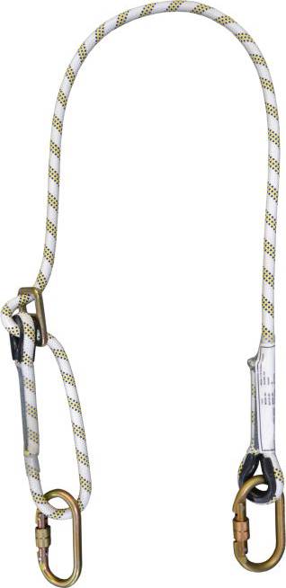 Work Positioning Lanyard with Ring Adjuster